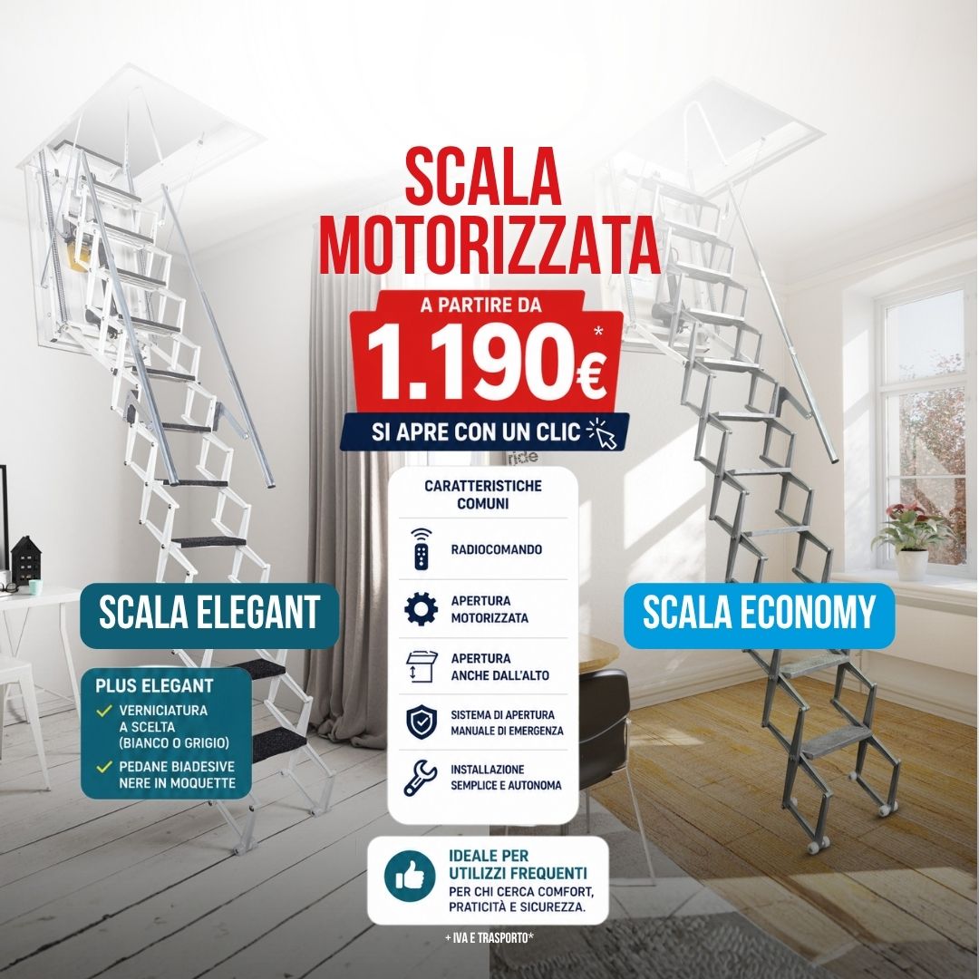 Scala Motorizzata - a partire da 1.190€